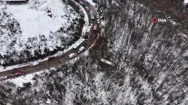 Kocaeli'de faciadan dönüldü… Yolcu otobüsü şarampole yuvarlandı!