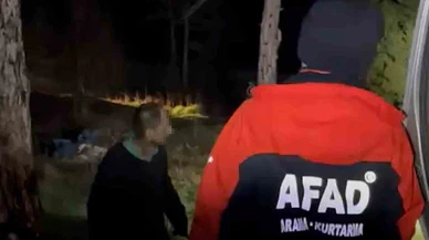 Soğuk gecede iç ısıtan haber... Engelli vatandaş 20 saat sonra sağ bulundu!