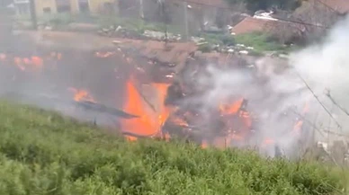 Bursa'da yangın öyle büyüdü ki… Ev haritadan silindi!