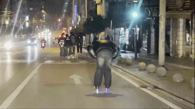 Bursa’da akılalmaz görüntü! Gençlerin ölümle dans ettiği anlar kamerada...