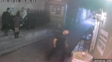 Aşk gecesinde kanlı saldırı! Mekandaki panik anları kameraya böyle yansıdı