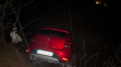 Metrelerce aşağıya savruldu... Osmaniye'de yağmur felaketi getirdi, araç uçuruma uçtu!