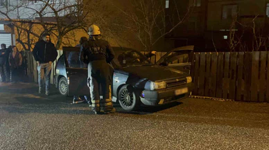 Kalp sıkıştı, otomobil geri kaçtı! Saniyelik kabus kamerada...