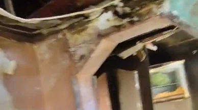 Bolu'da ısınalım derken evlerinden oldular! Alevler sobadan odalara koştu...