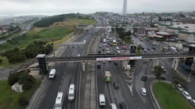Bayram tatili öncesi İstanbul’da trafik yoğunluğu yüzde 65’e ulaştı