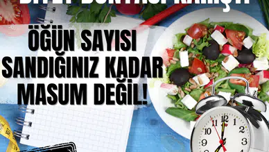 Diyet dünyası karıştı: Öğün sayısı sandığınız kadar masum değil!