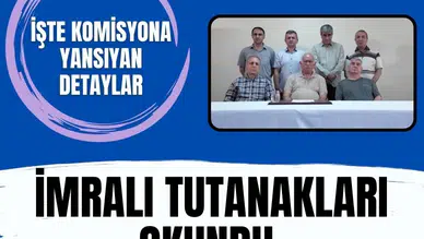 İmralı tutanakları okundu! Komisyon yeni yol haritası için hazırlıkta