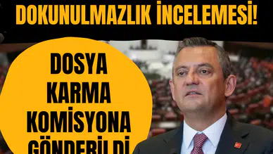 Özgür Özel’e dokunulmazlık incelemesi! Dosya Karma Komisyona gönderildi