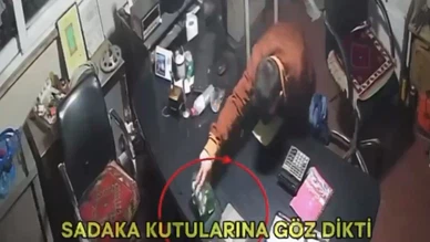 Sadaka kutusunu bile... Osmaniye'deki hırsız yakayı böyle ele verdi!