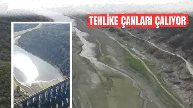 İstanbul'da su krizi kapıda! Barajlarda tehlike çanları çalıyor