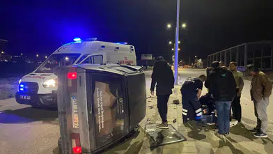 Sollama hatası faciaya dönüştü! Karaman’da kaza anı kamerada