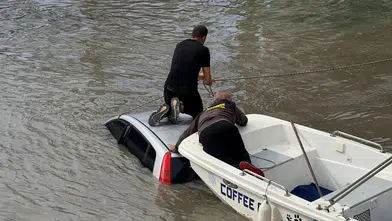 Antalya’da dehşet anları! Otomobil ırmağa uçtu