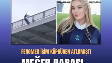 Köprüden atlayan fenomen Kübra Karaaslan’ın babası bakın ne iş yapıyormuş!