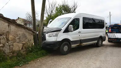 Samsun'da korkunç kaza! Öğrenci servisi elektrik direğine çarptı