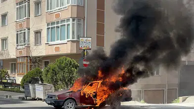 Kendi arabası mezarı olacaktı! Çorlu’daki yangında mucize kurtuluş