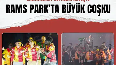 Galatasaray RAMS Park'ta 4. kez üst üste şampiyonluğunu kutladı