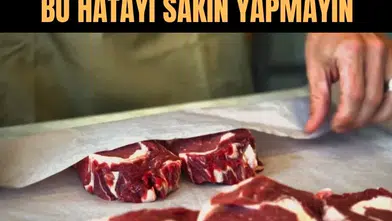 Kurban etini poşete koymayın!