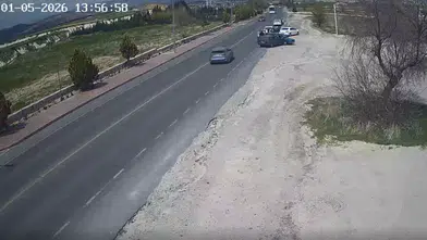 Feci çarpışma saniye saniye kaydedildi! Nevşehir'de can pazarı