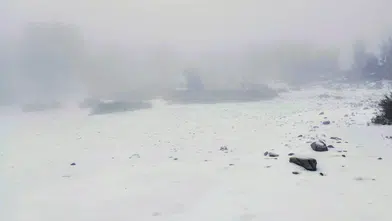 Yunanistan Temmuz ayında beyaza büründü
