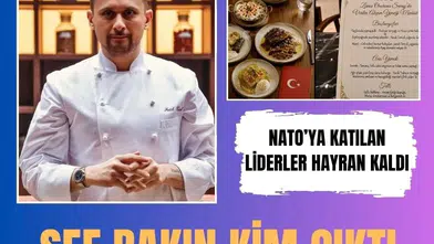 Nato zirvesi gala yemeğinin menüsünü şef Fatih Tutak hazırladı