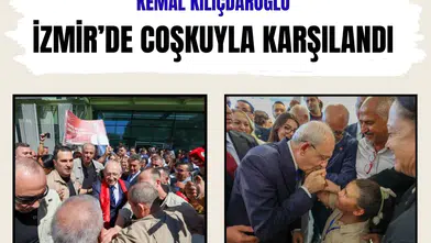 Kemal Kılıçdaroğlu iki günlük ziyaret için İzmir'e geldi
