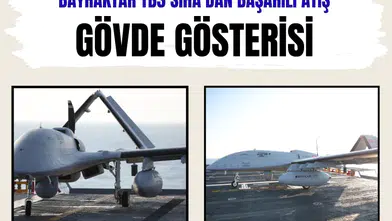 Bayraktar TB3 SİHA Denizkurdu Tatbikatı'nda sonoboy atış testini başardı