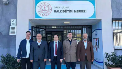Kaymakam Altıntaş'tan Çilimli'deki eğitim çalışmalarına inceleme ziyareti