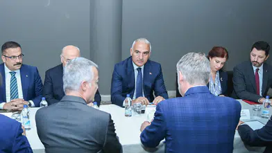Mehmet Nuri Ersoy ve İtalyan Bakan Giuli Hierapolis'te buluştu