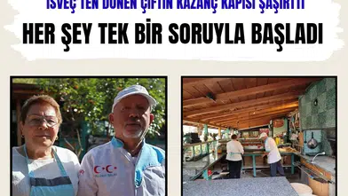 İsveç'ten dönen çift Çorum'daki köylerinde taş fırın pidesi ve pizza satıyor