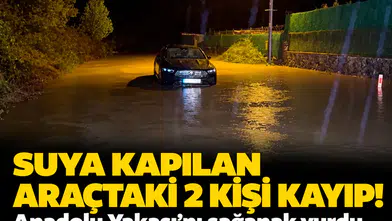 Suya kapılan araçtaki 2 kişi kayıp! Anadolu Yakası’nı sağanak vurdu, ekipler teyakkuzda