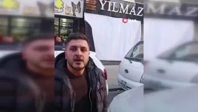 Esenler’de yol verme kavgasında otobüsü yumrukladı