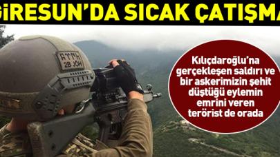 Giresun'da PKK'lılarla çatışma