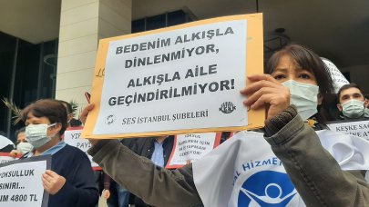 Sağlıkçılar eylemde: Dermanımız kalmadı!