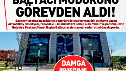 Başkan müdürü görevden aldı!