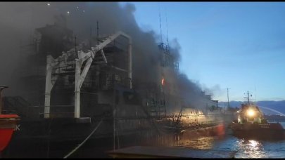 Tersanede büyük yangın