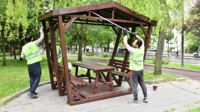 Tüm parklar temizleniyor