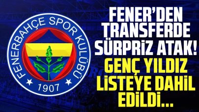 Fenerbahçe'den transferde sürpriz atak! Genç yıldız listeye dahil edildi