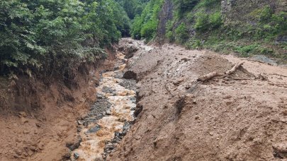 Heyelan panik yarattı: Evler boşaltıldı