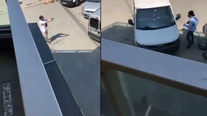 İki grup arasında kavga: Bir kişi havaya ateş açtı, diğeri saklandı