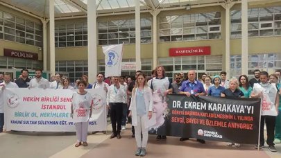 Belediye çalışanlarından Ali Kılıç'a destek, saldırı girişimine tepki