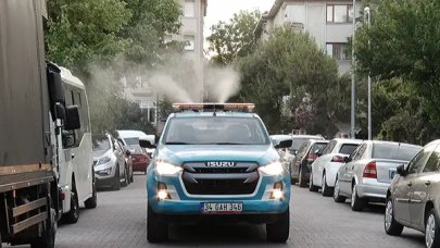 Köşe bucak ilaç sıkıldı