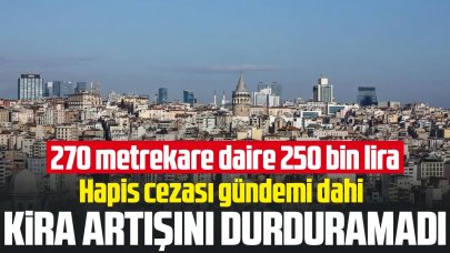 Kira artışı durmak bilmiyor! Yasaya ve hapis cezası gündemine rağmen...