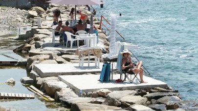 Silivri'de sahile beton döktüler!