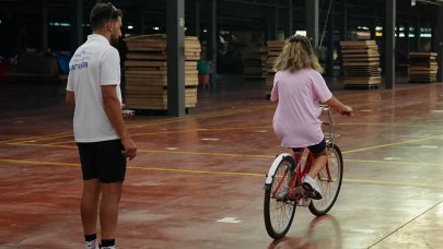 Beylikdüzü'nde kadınlara özel bisiklet kursu