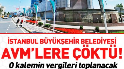 Büyükşehir AVM'lere çöktü