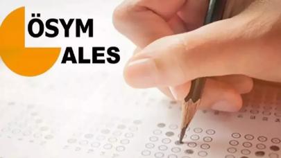 ALES giriş belgeleri erişime açıldı