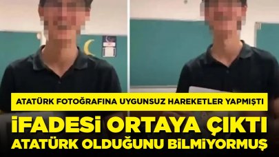 Atatürk'e hakaret etmişti: İfadesi ortaya çıktı, hakimden ders niteliğinde gerekçe
