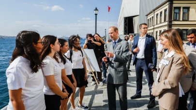 Edinburgh Dükü Prens Edward'dan Kabataş Erkek Lisesi'ne ziyaret