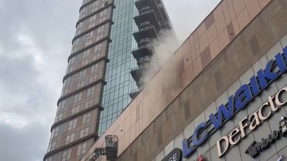 AVM'de yangın paniği: Çok sayıda ekip sevk edildi