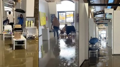 Contemporary İstanbul'u su bastı: Sanat eserlerinde hasar oluştu